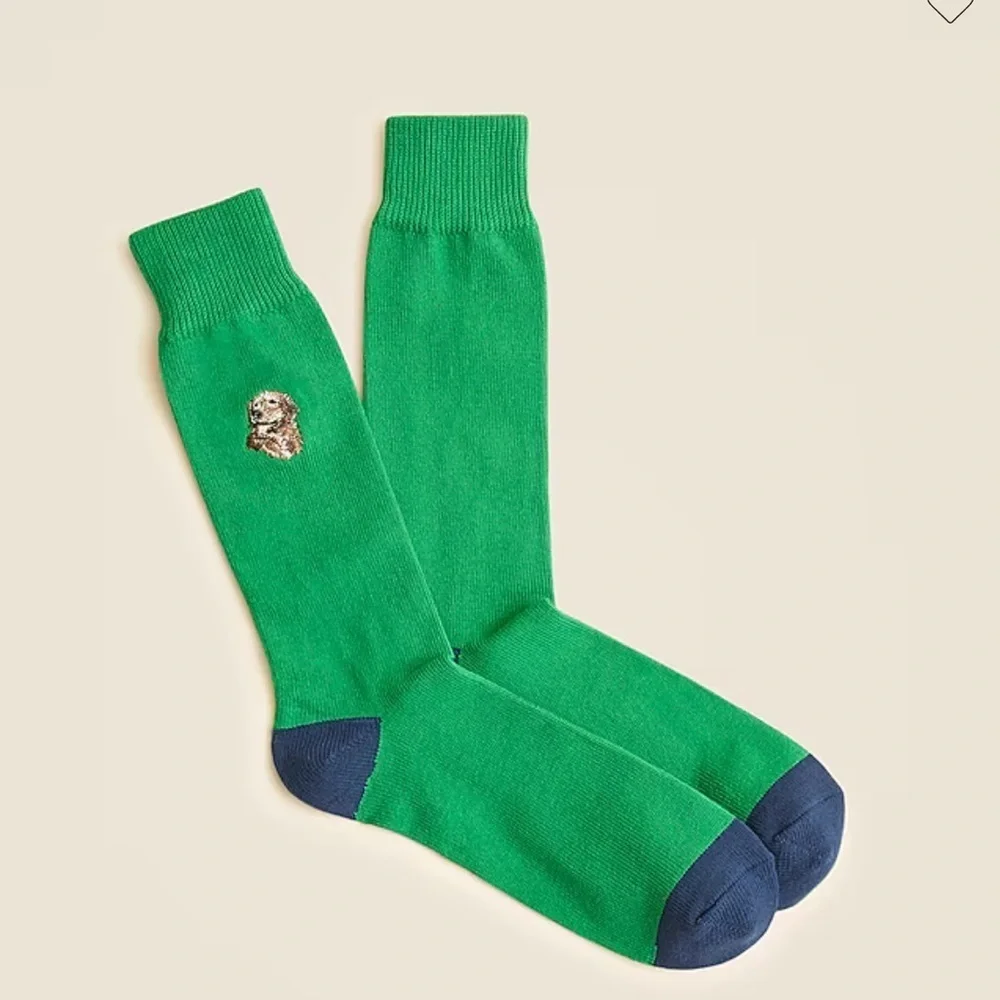 J crew retriever Dog critter socks